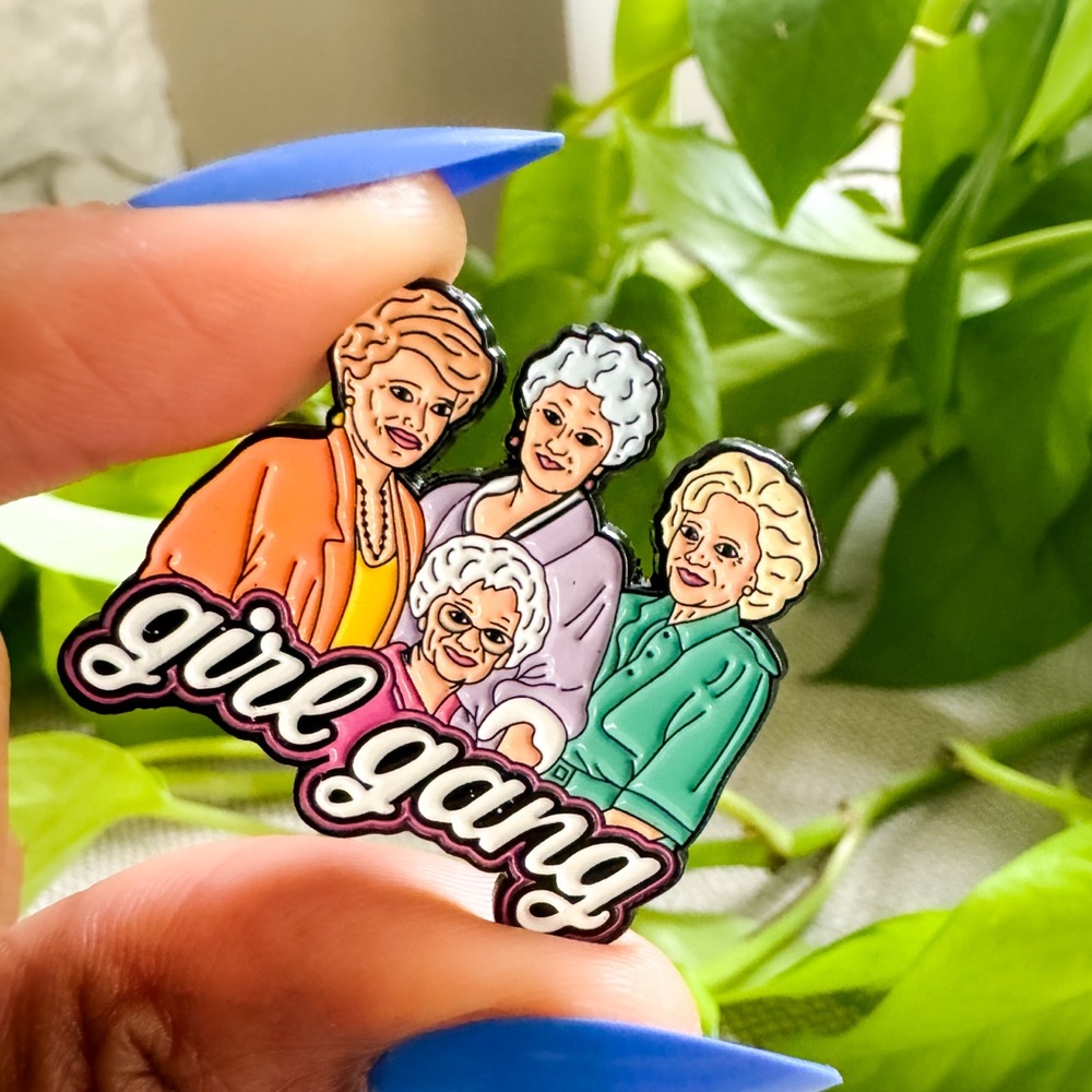 Golden girls enamel pin